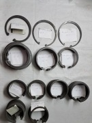 Pierścienie segera wewnętrzne zestaw 132szt fi100 fi105 fi110 itp