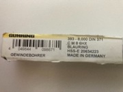 GUHRING GWINTOWNIK M8 6HX HSSE 393 DIN 371