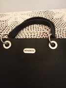 Torba czarna z materiału nowa A-4