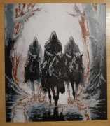 Władca Pierścieni / LOTR Nazgule obraz przestrzenny 3D Hueforge