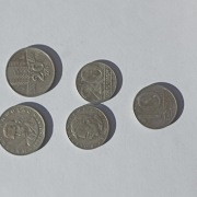 Mix monet PRL -3 x20 zł i 2x10 zł.