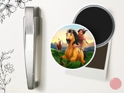 Magnes na lodówkę |  Mustang z dzikiej doliny