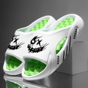 Klapki OURANNI męskie 37 białe klaun lekkie antypoślizgowe nowe