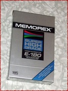 MEMOREX E-180 SUPER HIGH GRADE ,,,kaseta VHS ,,, folia