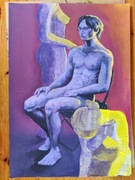 akt męski i damski kolaż