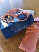 Nowe Okulary przeciwsłoneczne dla niemowląt Kiddus, różowe,0-2 lata