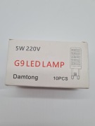 Żarówki LED G9 5W 230V 3000k 10 sztuk