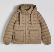 Reserved damska pikowana Kurtka z kapturem r. M