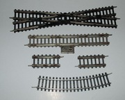 Zestaw PIKO Rozjazd krzyżowy Skrzyżowanie Tory proste długi klips power łuk