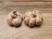 Dwie dynie ceramiczne handmade – unikatowa dekoracja i prezent