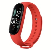 Nowa opaska sportowa / smartband – czerwona