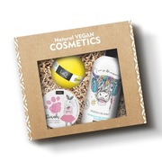 Nowy zestaw kosmetyków prezent Laq wegańskie żel szampon pianka kula