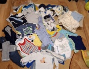 Paka worek zestaw ponad  100szt ciuszków 6-18 miesiecy 