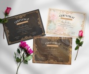 Podziękowanie dla świadkowej certyfikat ramka A4