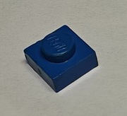 Lego 3024 płytka 1x1 niebieski - 3 sztuki !