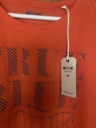 T-shirt orange nowy Mustang L