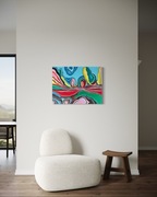 Obraz ręcznie malowany pejzaż