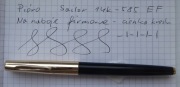 Pióro wieczne Sailor 14k- 586  ef naboje  uzywane 