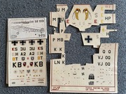 Kalkomania Messerschmitt bf-110 scala 1/72 2 kalkomania