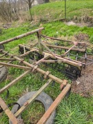 Agregat uprawowy bierny 2,4 m, brona zębowa z wałem rurowym – stary typ