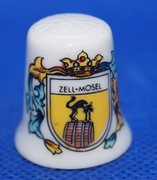 Naparstek Kolekcjonerski Porcelanowy Zell-Mosel