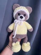 Ręcznie robiony miś, maskotka 