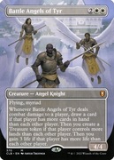 MTG borderless Battle Angels of Tyr #370 CLB *FOIL*