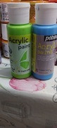 farba pebeo acrylic paint blue & green &lemon 59ml