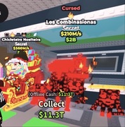 SUPER RARE LOS COMBINASIONAS CURSED WITH FIRE 210M/S