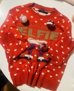 Sweter świąteczny, damski Elf vero moda XL
