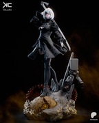 Figurka druk 3D żywica 12K " 2B - Nier Automata - F1111 " - 120 mm