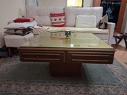 Stolik kawowy stylizowany z 4szufladami