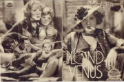1932r, polski program kinowy „Blond venus"  Marlena Dietrich, Cary Grant