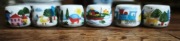 Mini świeczniki porcelanowe Funny Design W. Germany vintage lata 70/80 