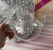 Szklany dzbanek z filtrem