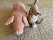 Maskotki Ikea świnka królik 