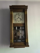 Bardzo ładny stary sygnowany zegar wiszący KIENZLE 