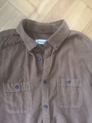 Koszula RochaJohnRocha męska L sztruksowa bawełna brązowa 40 24 hm 