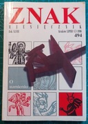 O SUMIENIU ZNAK Miesięcznik nr 494 Kraków, lipiec 1996