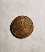 Austria, 2 Euro Cent, 2008, Vienna, Miedź