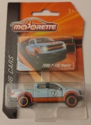 MAJORETTE FORD F-150 RAPTOR PICKUP GULF Racing Cars 1:64 NOWY