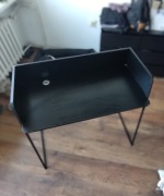 Biurko komputerowe czarne stolik loft