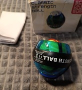 KULA ŻYROSKOPOWA PIŁKA DO ĆWICZENIA ĆWICZEŃ NADGARSTKA  STRENGTH BALL