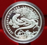 20zł - Jaszczurka zielona - 2009r.