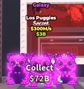 Steal a Brainrot | Los puggies 300m/s Galaxy