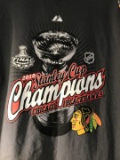 T-shirt CHICAGO BLACKHAWKS 2010 Stanley Cup Champions Hologram UNIKAT