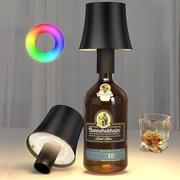 Lampa st., bezprzew.3000K + RGB, ściemniana, w całości z alum.,  6000mAh