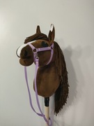 Hobby horse koń na kiju nowy +kantar + wodze