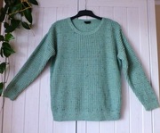 Topshop miętowy damski sweter oversize S M