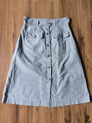 ZHP spódnica harcerska długa szara z kieszeniami S/M